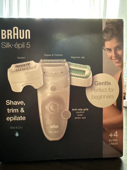 Braun silk epil5 електрична бритва