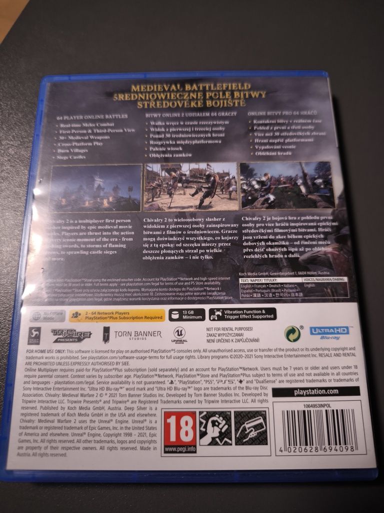 Chivalry 2 PS5 PlayStation 5