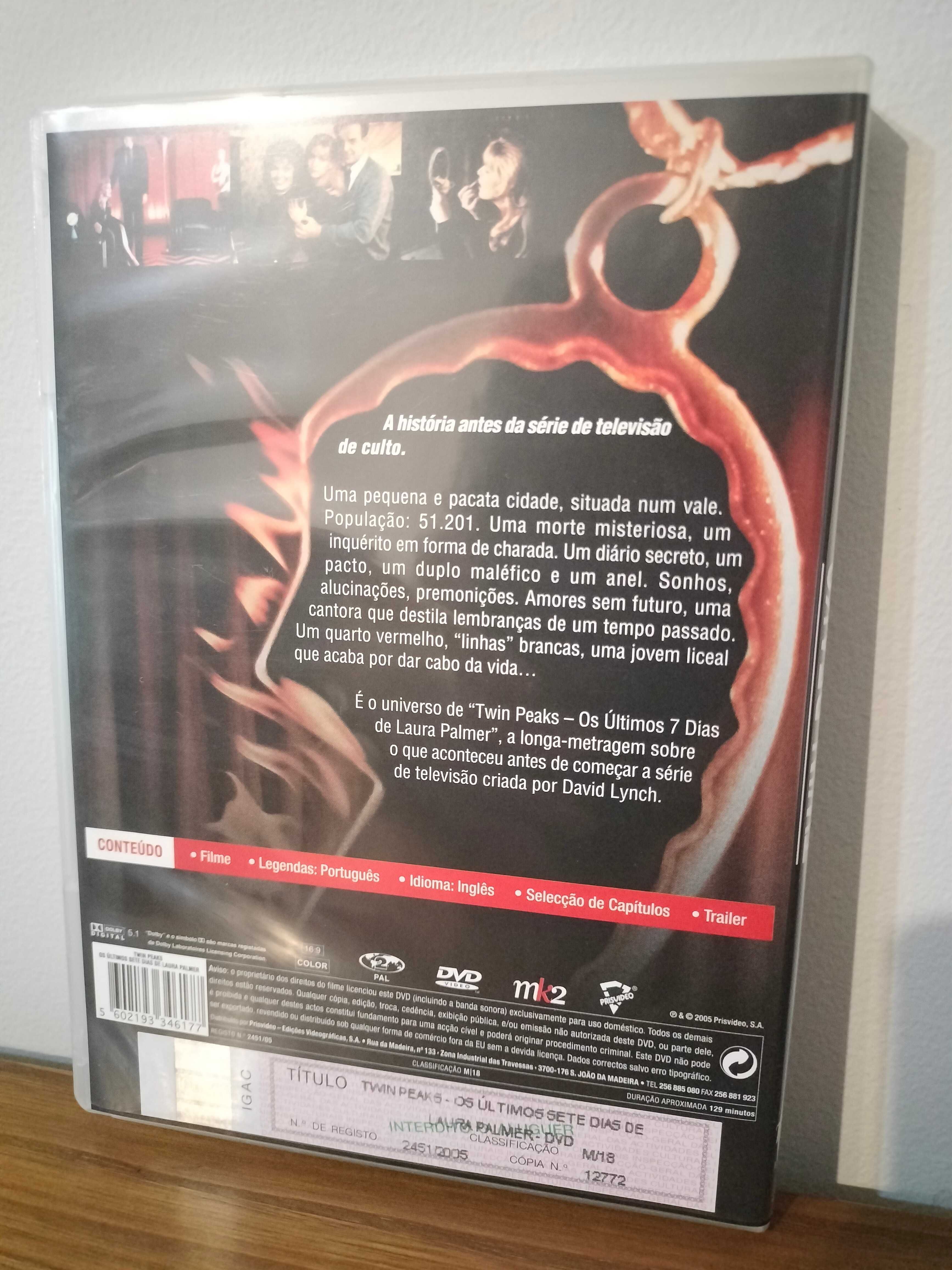 Filme DVD: Twin Peaks: Os Últimos Sete Dias de Laura Palmer