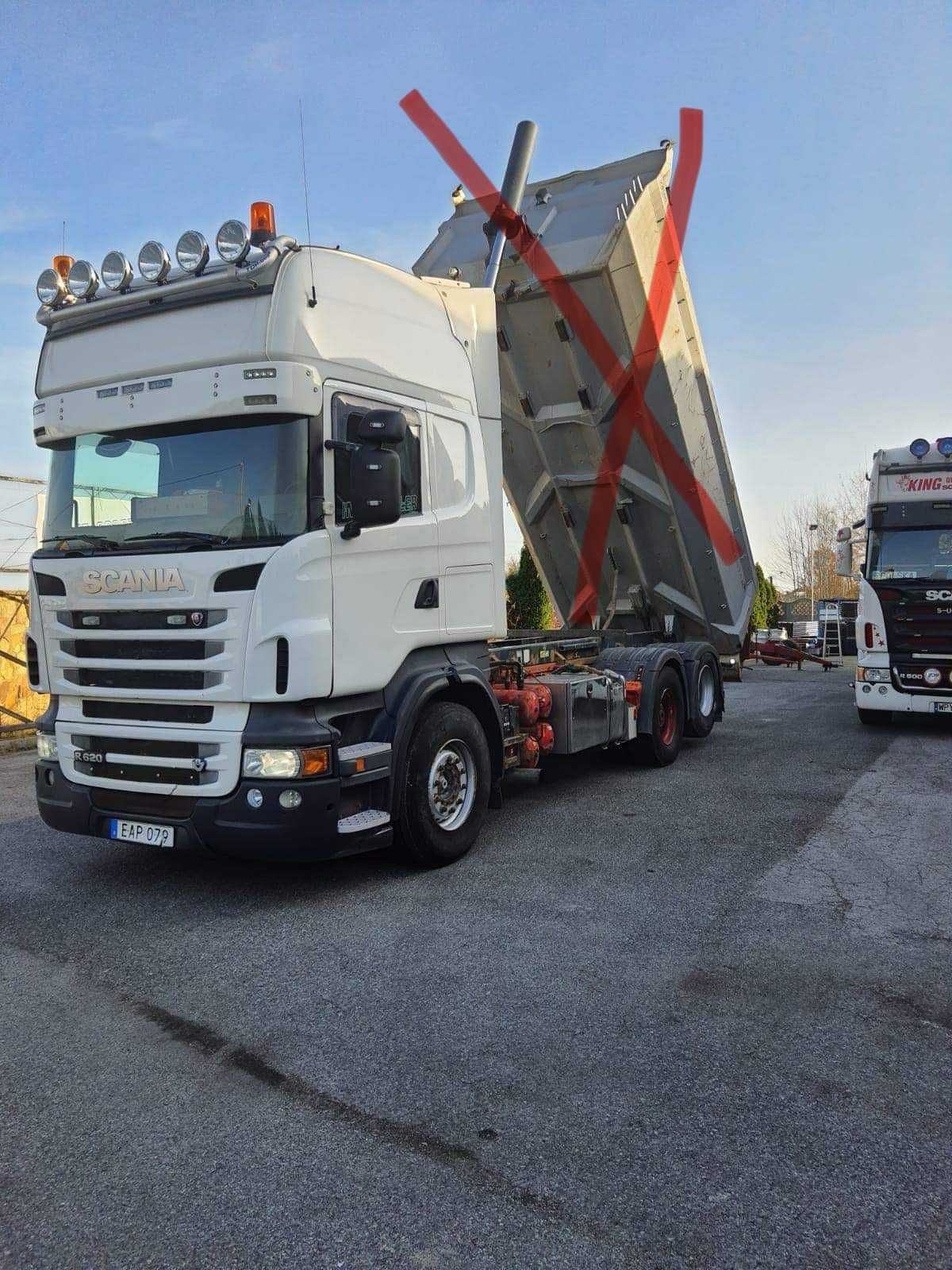 SCANIA R620 6x2  pod zabudowe BDF Kontenery 6m