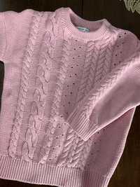Sweter reserved różowy rozmiar 98