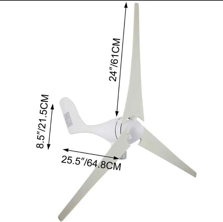 Turbina elektrownia wiatrowa VEVOR 400 12/24V