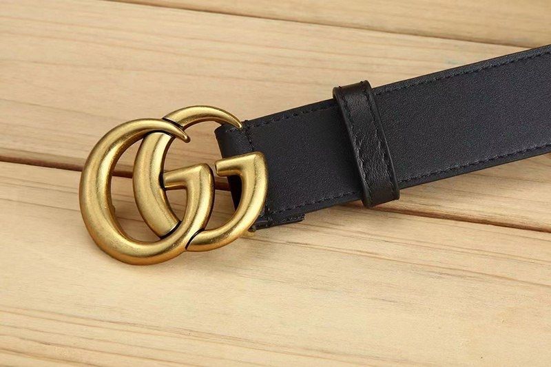 Pasek Gucci Złota Klamra