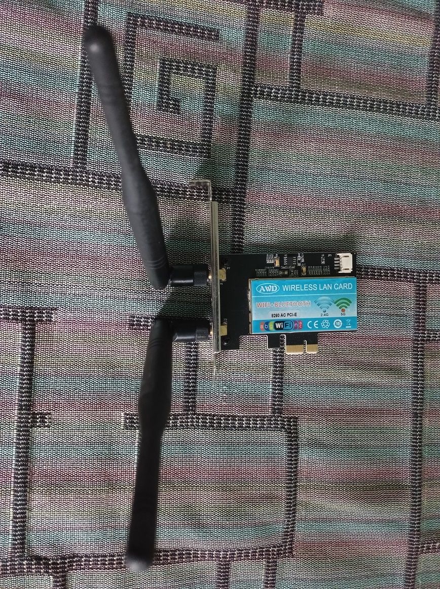 Потужний гігабітний WiFi адаптер 2.4G/5G PCI e Чіп Intel 8260