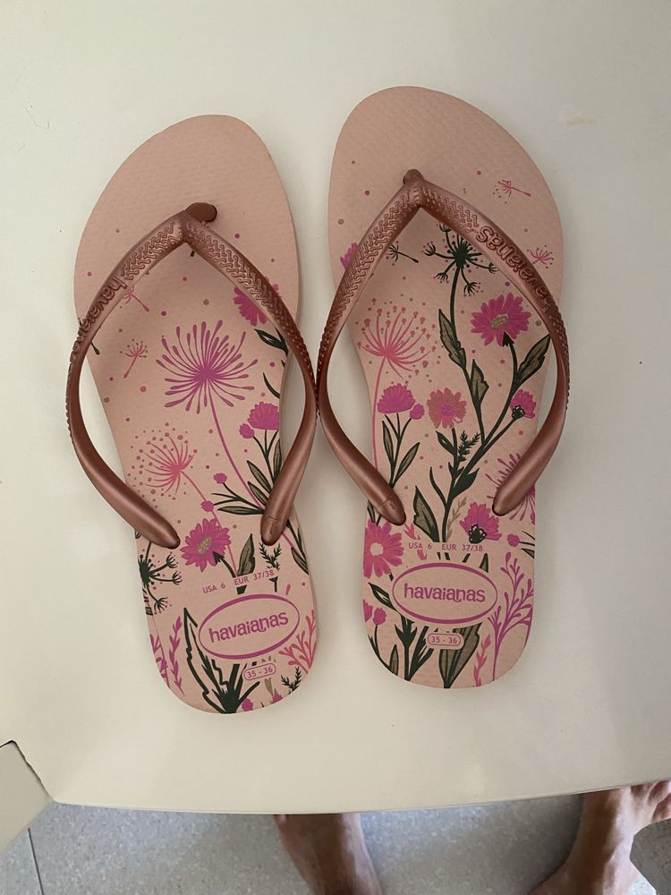 Havaianas numero trinta e seis