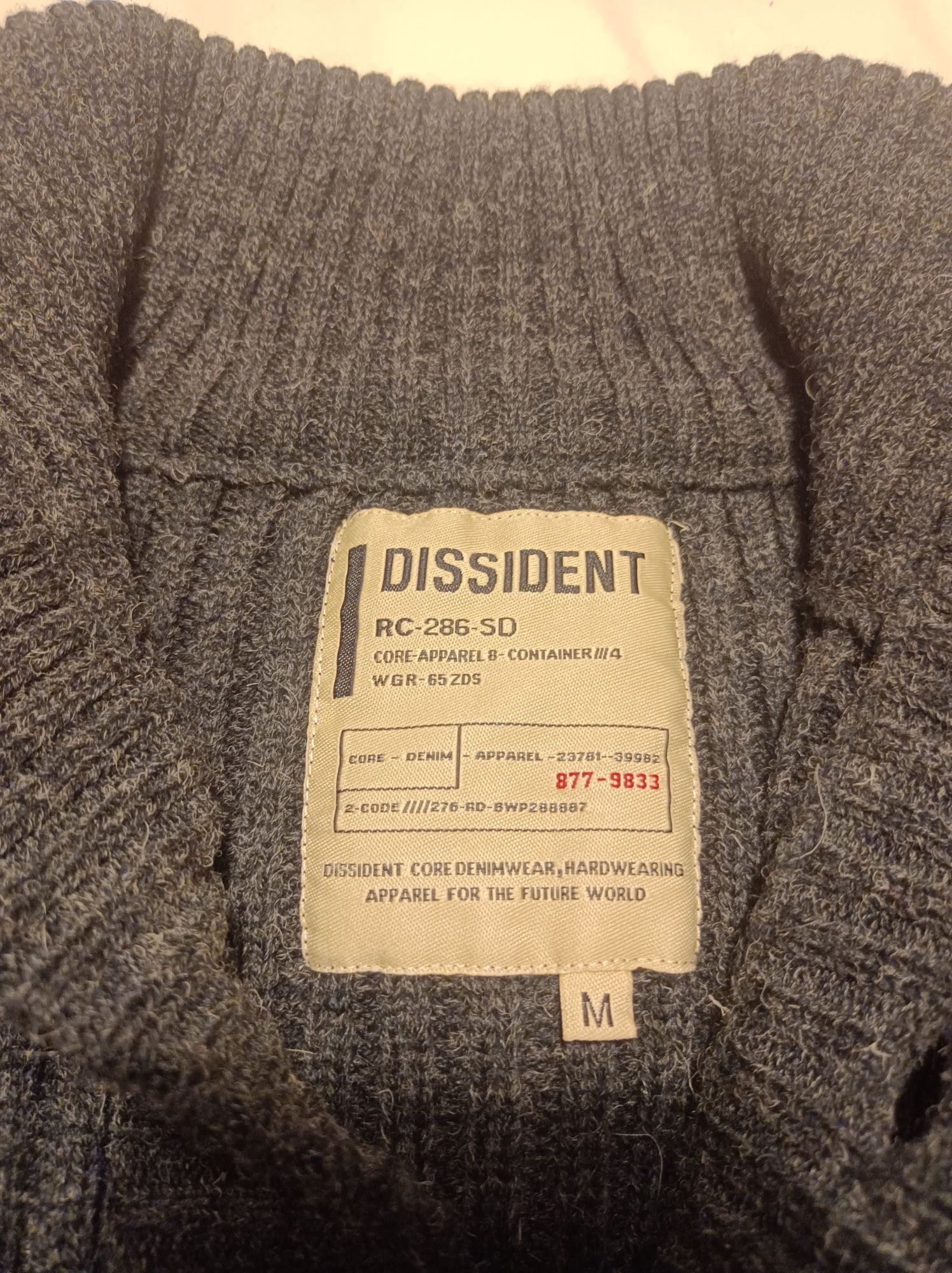 Pullover/camisola Dissident RC-286 SD, tamanho M
