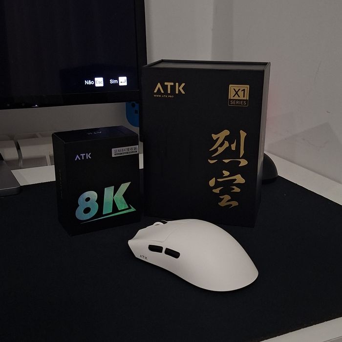 ATK X1 Pro Max – Rato Gaming Ultra-leve + Dongle 8K