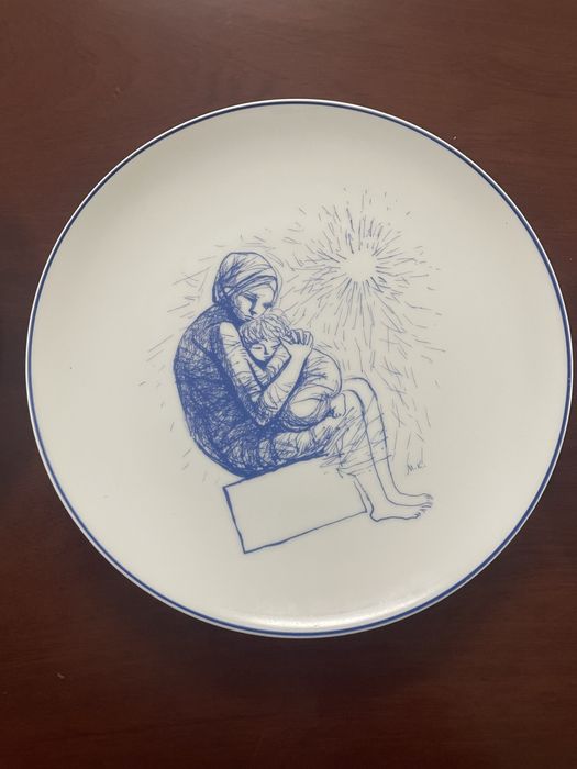 Pratos da Vista Alegre, João Paulo,dia da mae II  nº 18 e 27