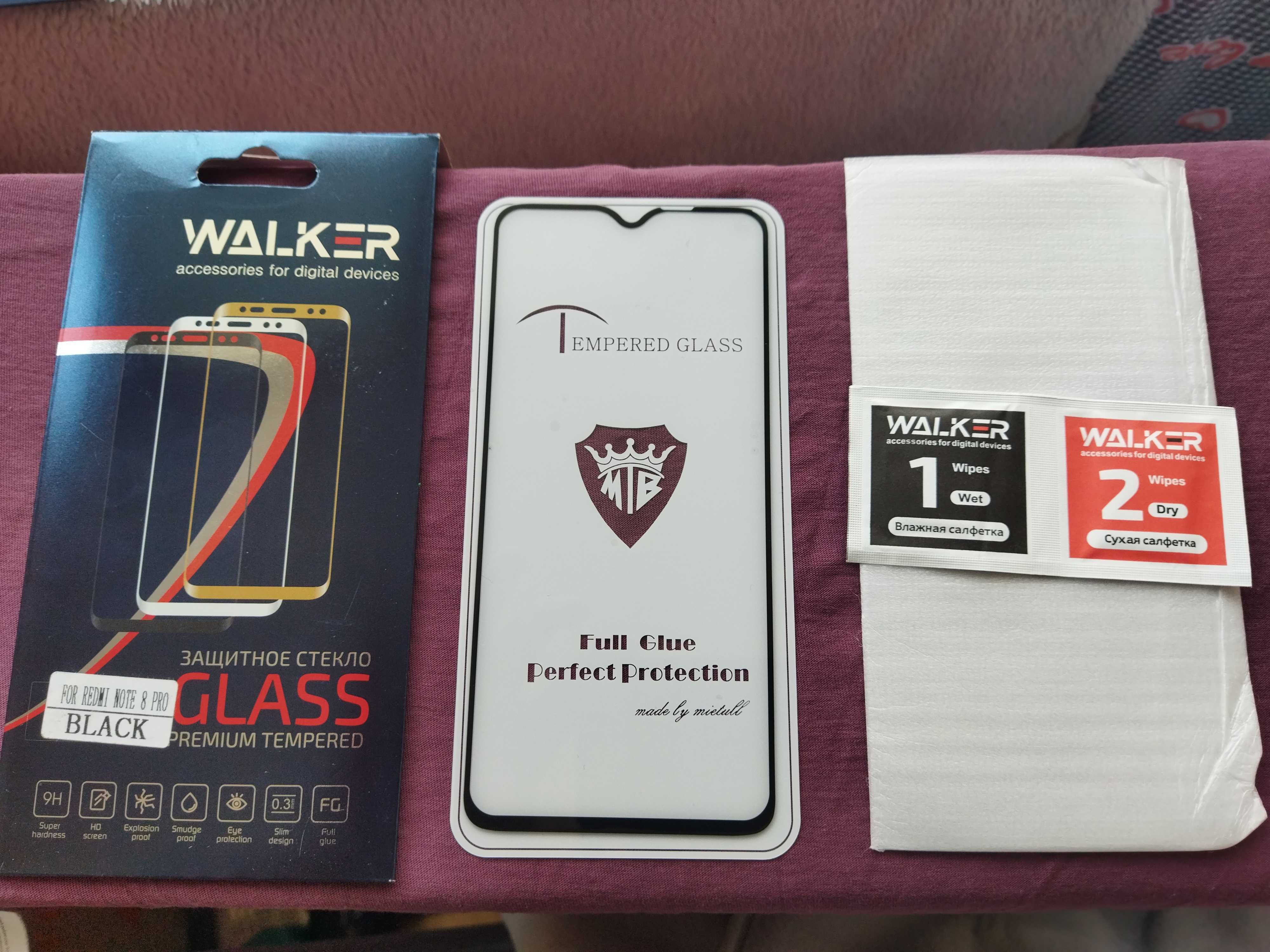 Защитное стекло Walker модель Redmi NOTE 8 PRO