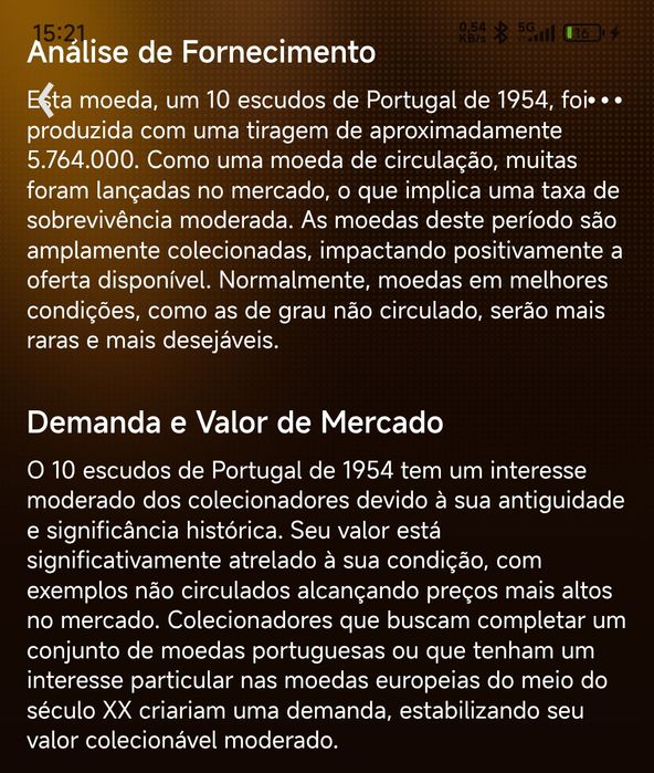 Moedas em Prata 1940