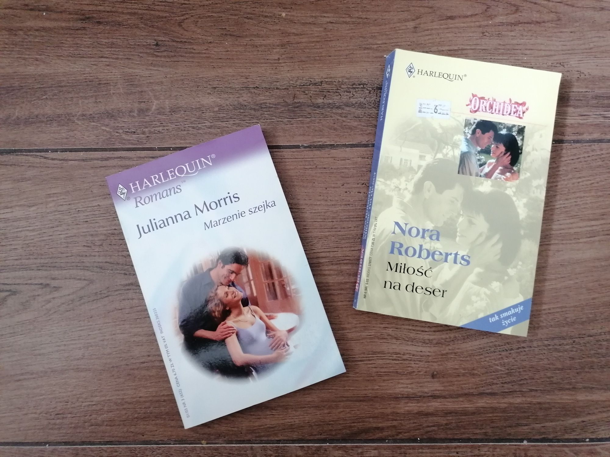 Harlequin Nora Roberts Miłość na deser Julianna Morris Marzenie szejka