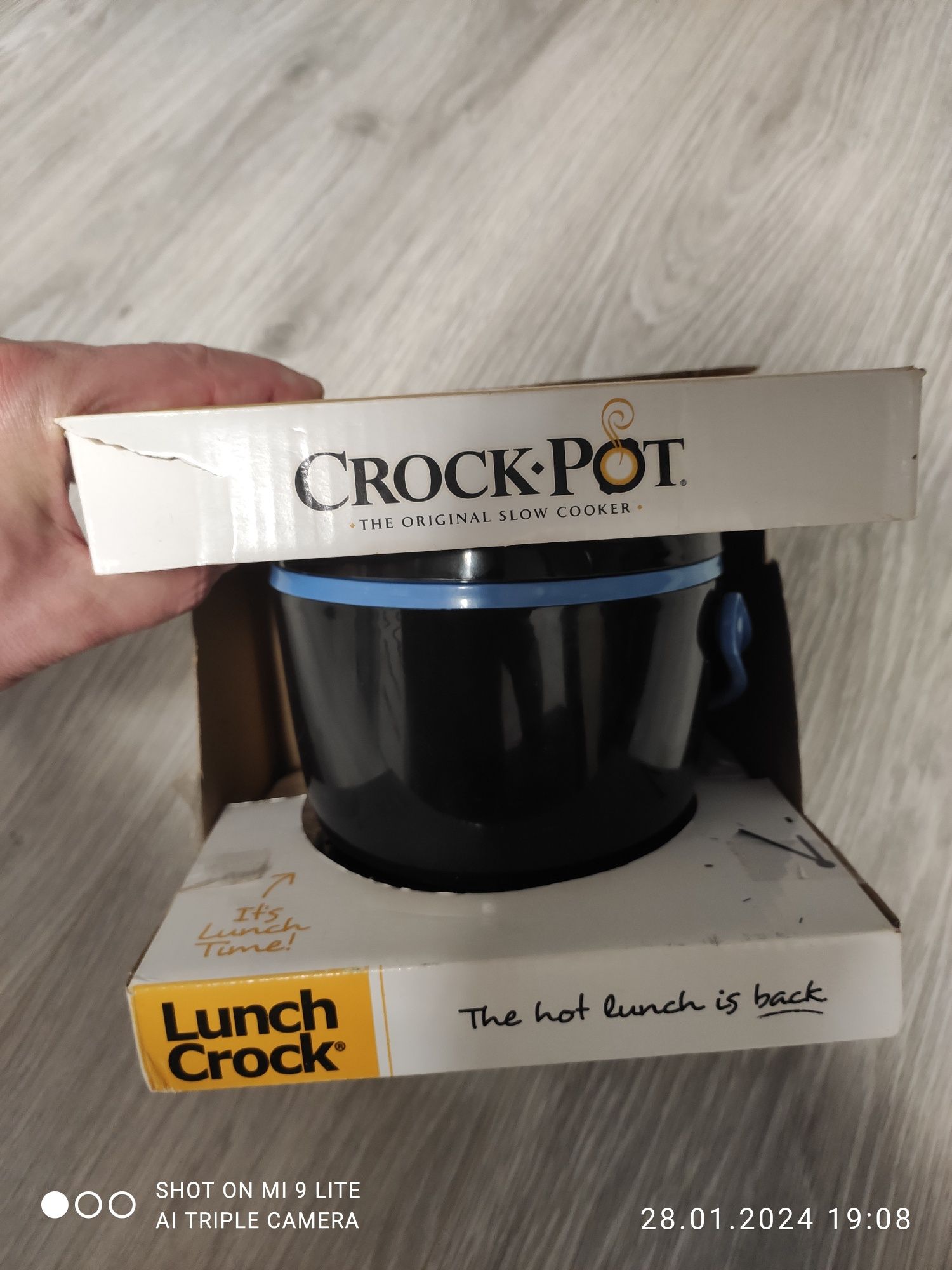 Продам новий Crock Pot Lunch Time Crock Slow cooker - Black Blue