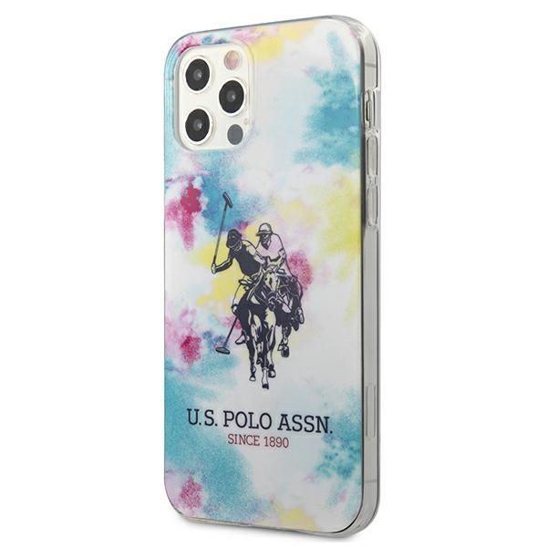 Etui U.S. Polo Tie & Dye do iPhone 12 Pro Max 6,7" Multikolor