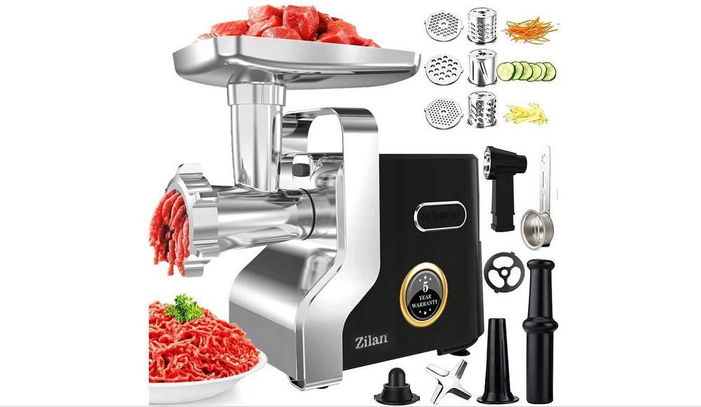XXL 9w1 Maszynka DO mielenia MIĘSA ZILAN Metalowa Przekładnia