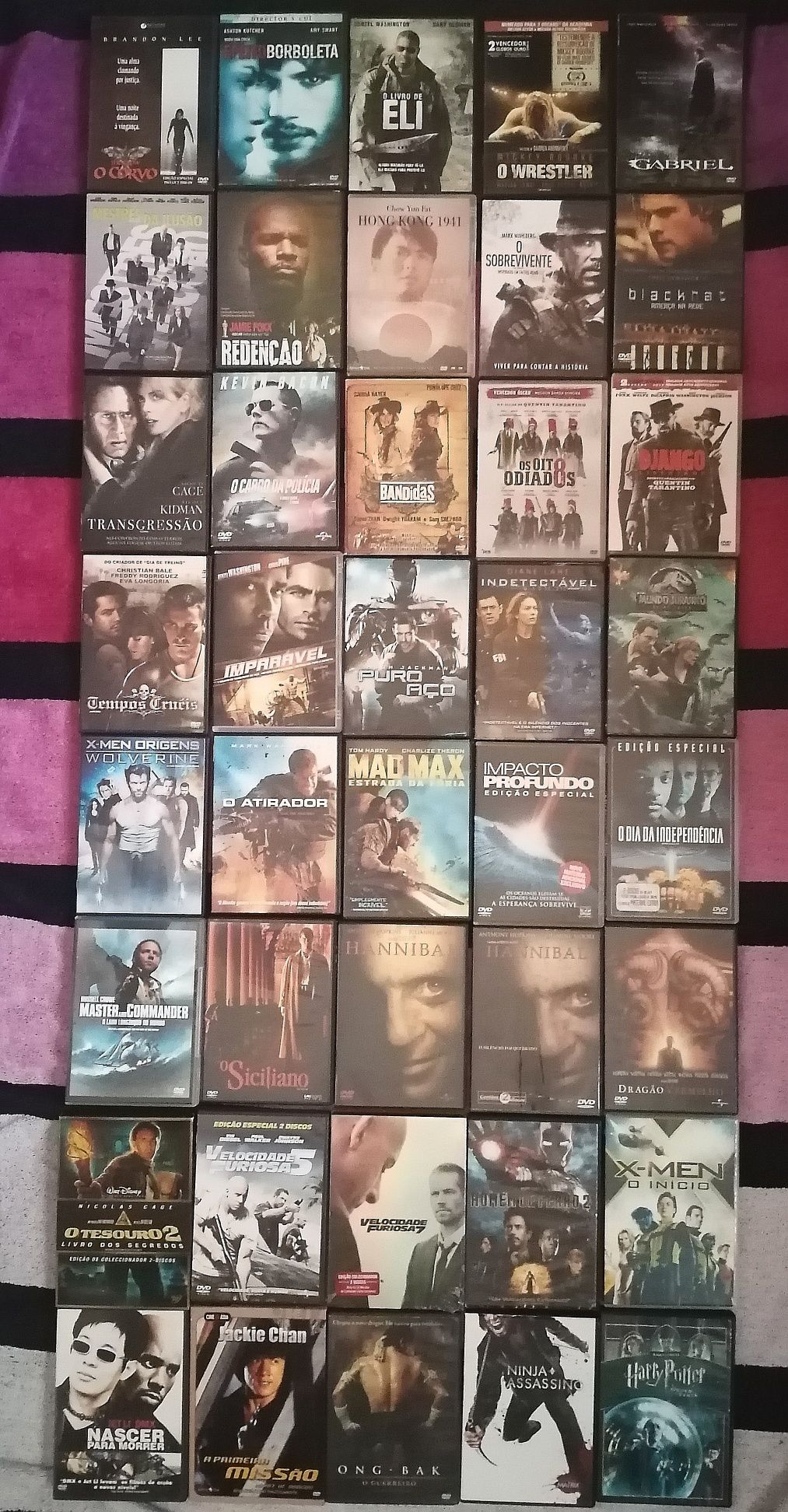 Lote 209 DVD's originais / clássicos / ação / comédia (LOTE 46)