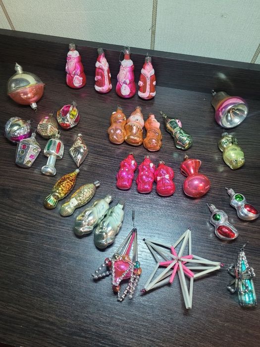 Новогодние ёлочные игрушки ссср
