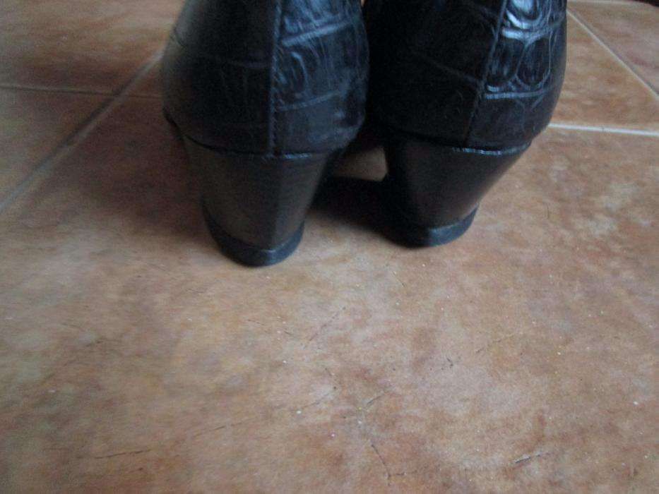 Botas texanas em pele etc nº39