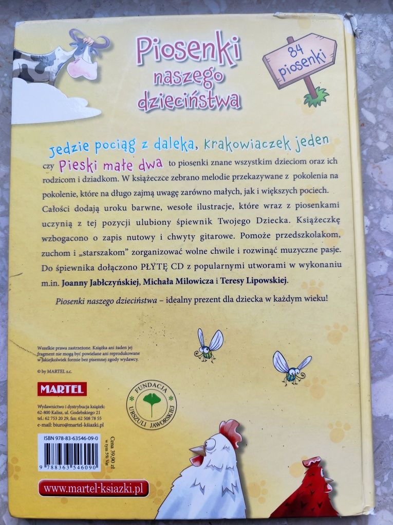 Piosenki naszego dzieciństwa (słowa i nuty) Martel