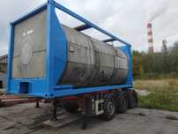 Naczepa kontenerowa kwasoodporny 26000l oraz 20000l nierdzewka 4,4