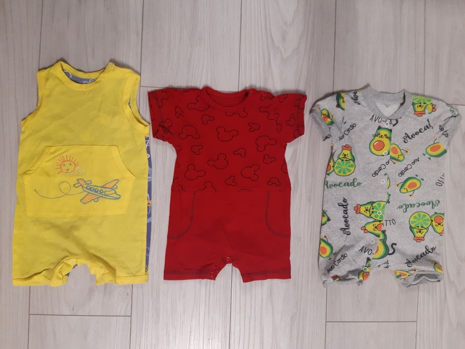 Літні яскраві пісочники на малюка 3-6 місяців