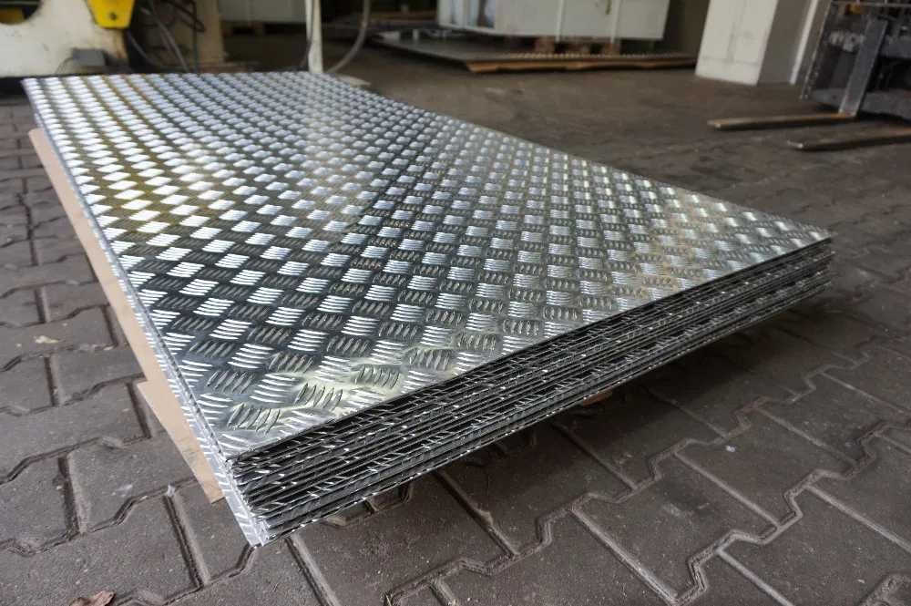 Blacha ryflowana aluminiowa, aluminium 3x1000x2000 BYTOM