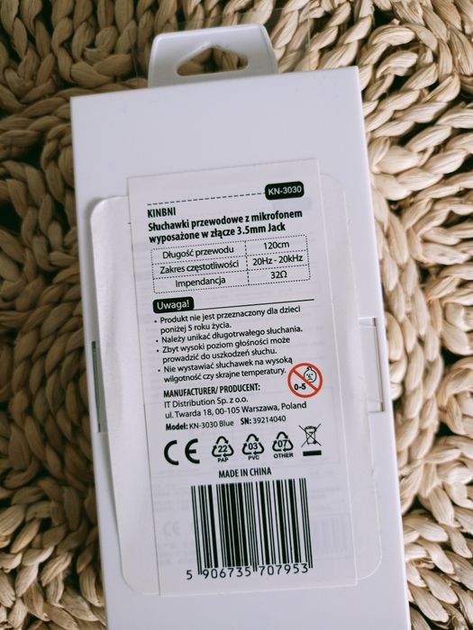 NOWE Słuchawki zajączek Lovely earphone nowe