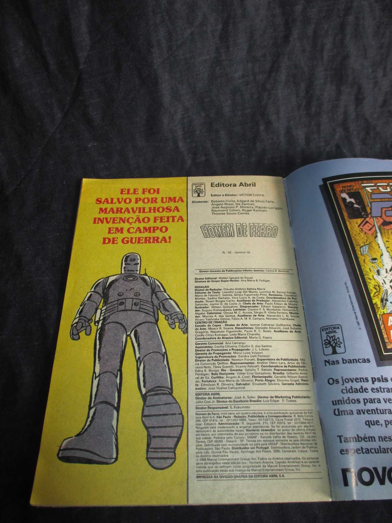 Livros BD Homem De Ferro Mini-Série Quinzenal