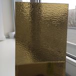 Поликарбонат колотый лёд/шагрень, прозрачный и бронза, PALSUN Израиль
