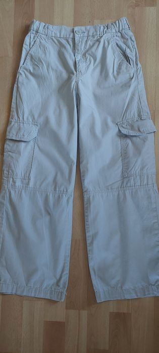 Szerokie spodnie Cargo dla dziewczynki r. 146 H&M