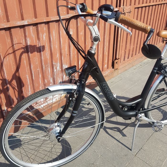 Rower elektryczny BERG ONE SIZE e bike czarny  ŁABĘDŹ jak Gazelle