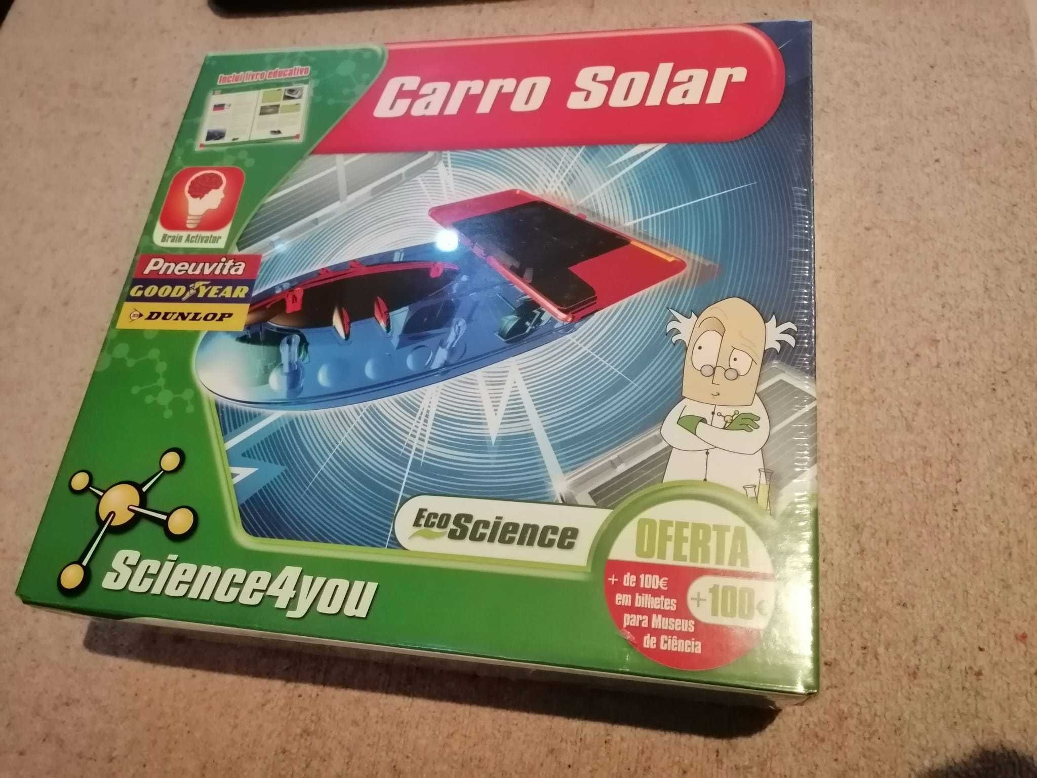 Brinquedo Science for you - carro solar, com livro educativo, 6 + anos