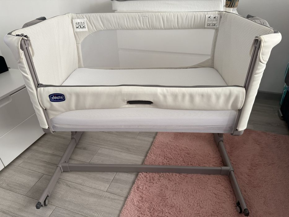 Chicco Next2Me Magic Łóżeczko Dostawne Chicco White Snow