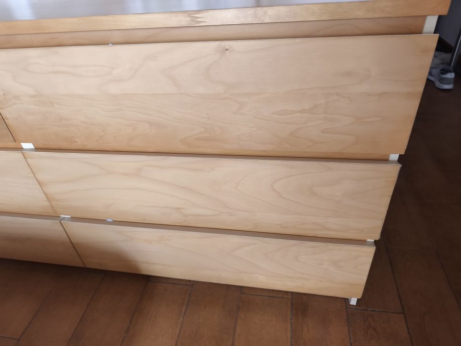 Cómoda Malm do IKEA com 6 gavetas