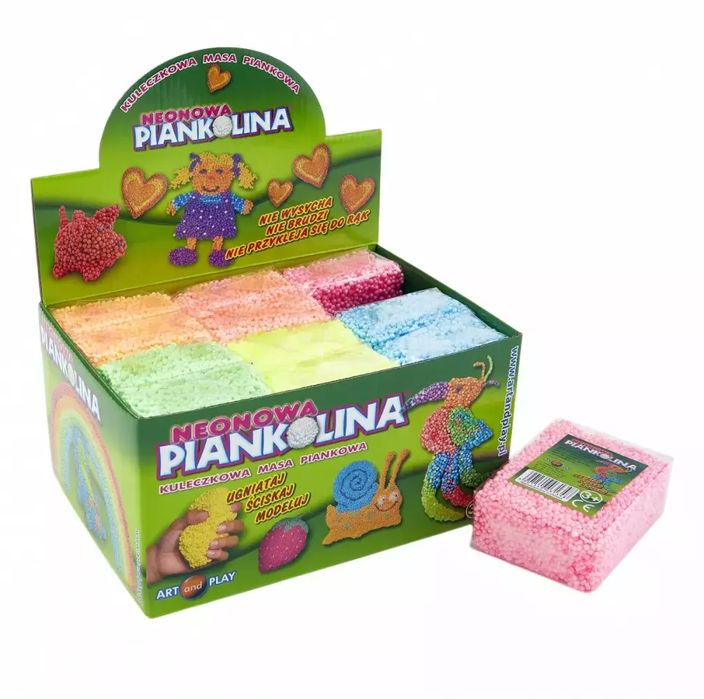 Piankolina neonowa (12 sztuk)
