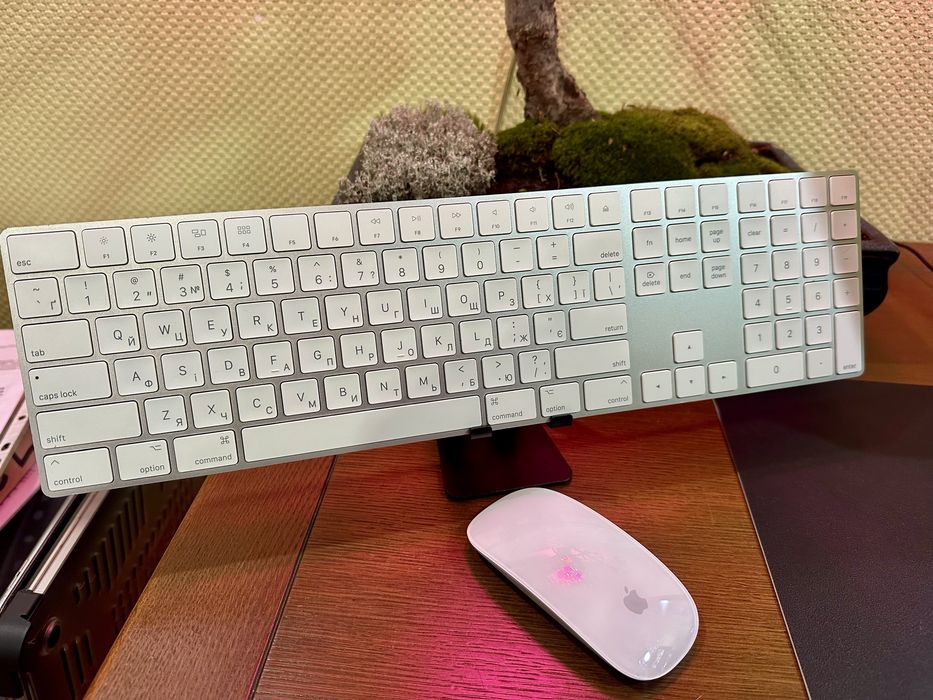 Apple magic keyboard + magic mouse 2. Комплект, без дефектів