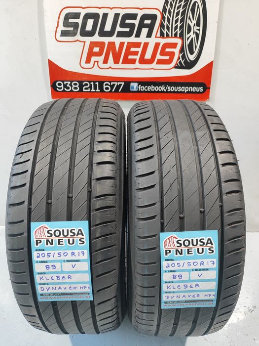 2 pneus semi novos 205-50R17 Kleber - Oferta dos Portes