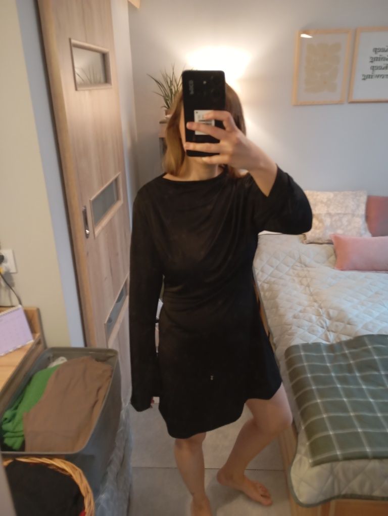 Czarna sukienka ASOS design M