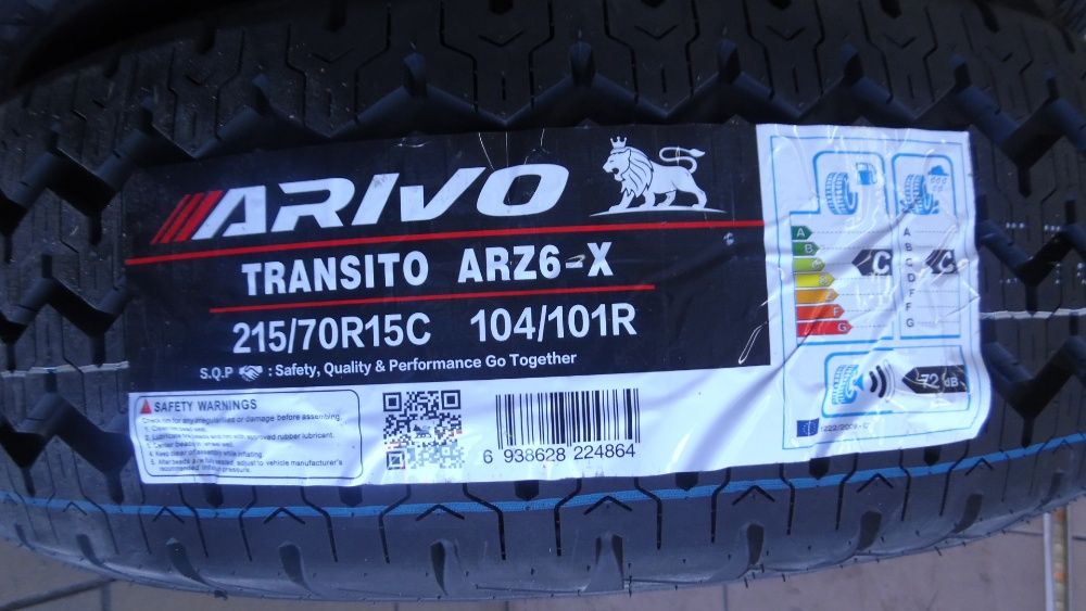 Nowe 215/70R15C ARIVO Transito ARZ6-C - BUS , Nowe Letnie Tanie Opony