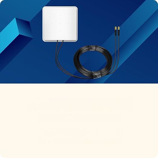 Greatzer Antena Zewnętrzna 5G 4G Lte Mimo 14Dbi Sma/Ts9 10M