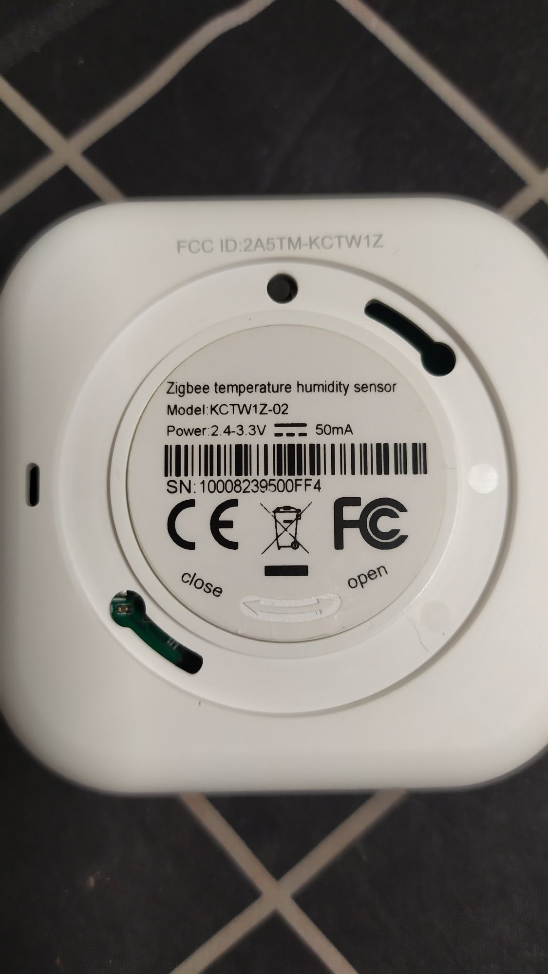 Sensor De Temperatura e humidade Moes KCTW1Z-01 Zigbee , tuya