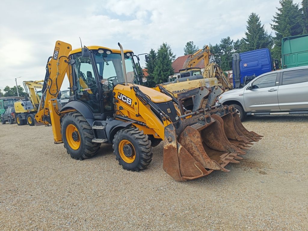 Koparko ładowarka JCB 3cx pełna opcja joysticki case Terex CAT