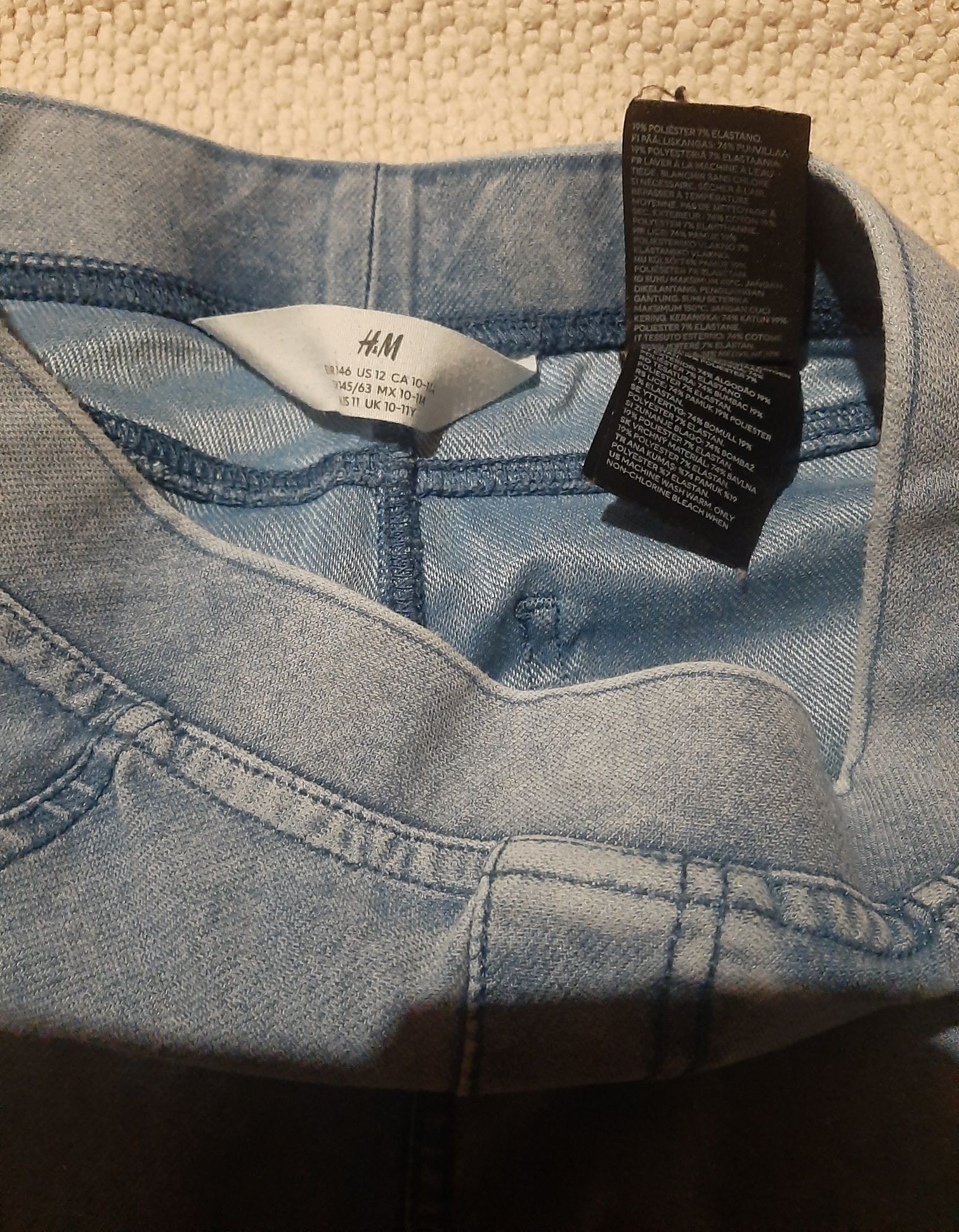 Ubranka dla dziewczynki H&M, Bonprix roz. 140-146