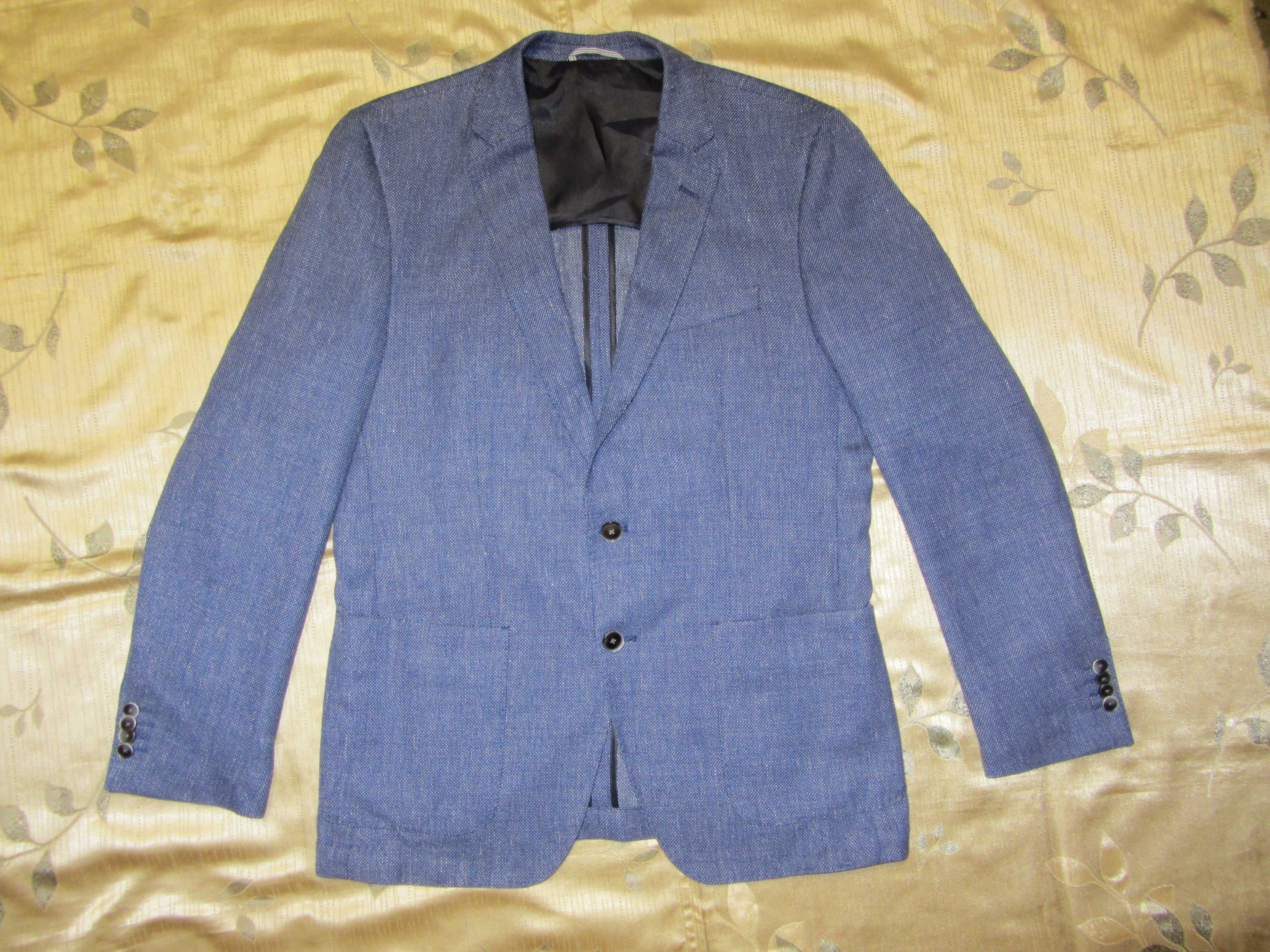 Cпортивний піджак блейзер Hugo Boss wool linen slim fit р. 50 -52