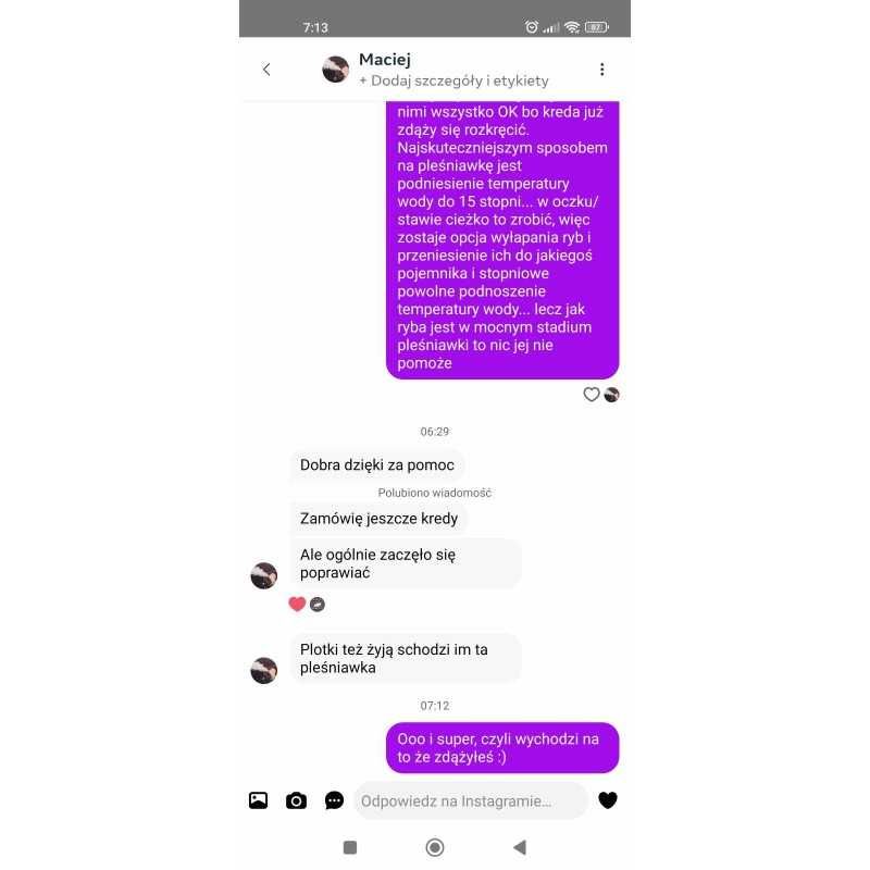 25 KG KREDA DO STAWU I OCZKA WODNEGO - certyfikowana atest ekologiczna