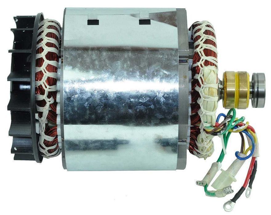 Электродвигатель якорь+статор генератор 168F 3.5 kWt 220V МЕДЬ gen1285