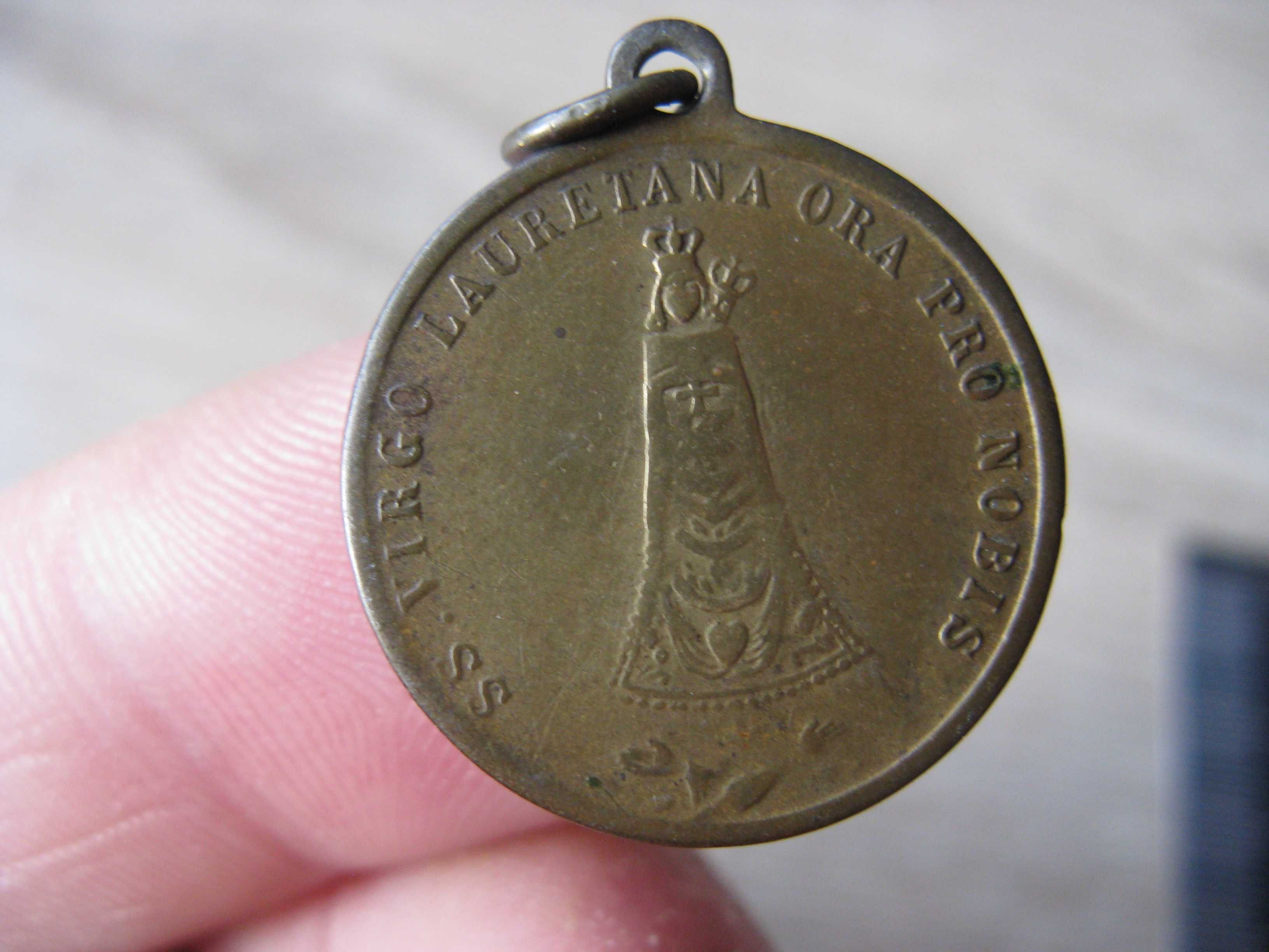 Medalik 1883 MB Loretańska / Święty domek MB Loretańskiej