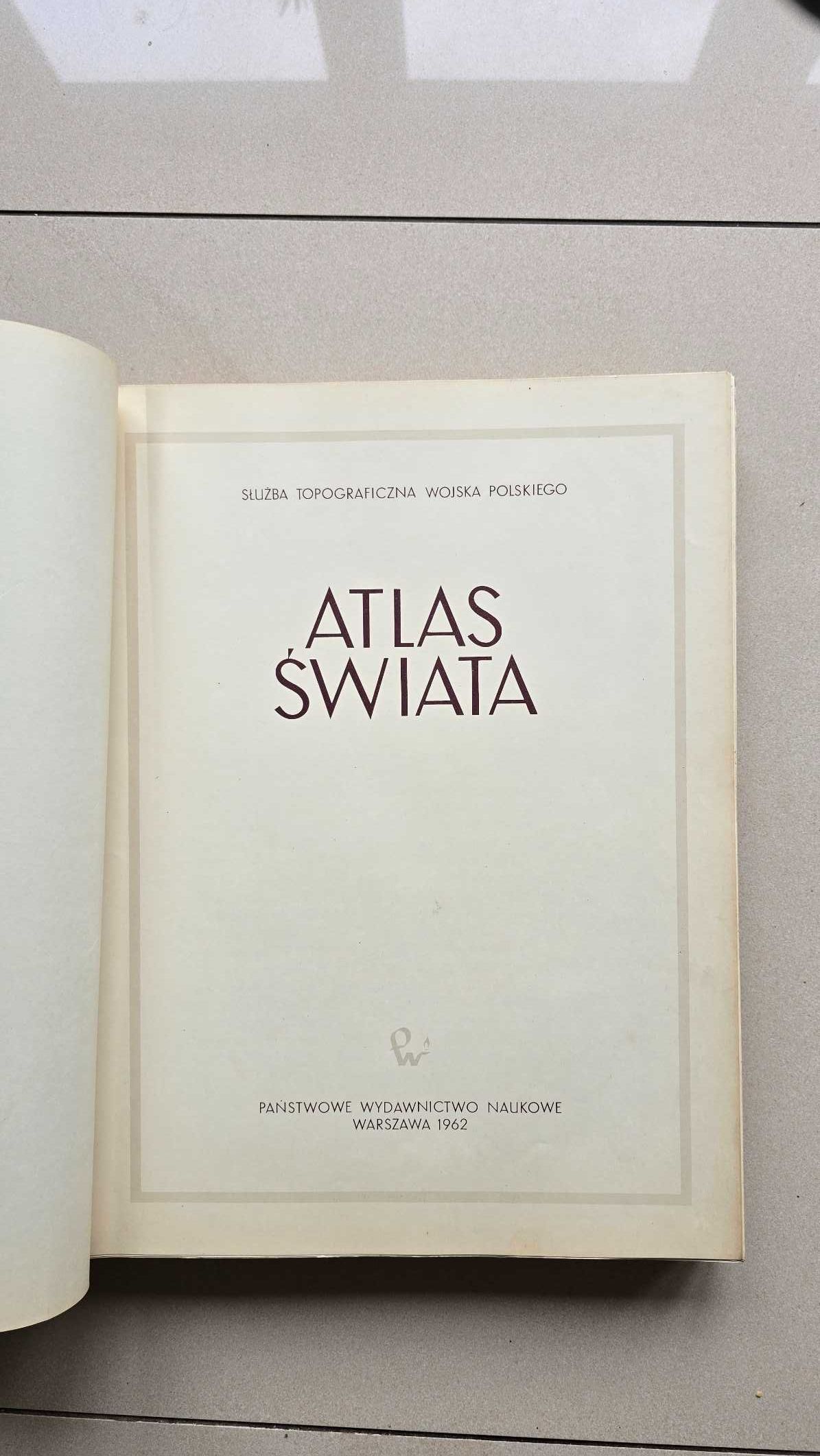 Atlas świata 1962 PW
