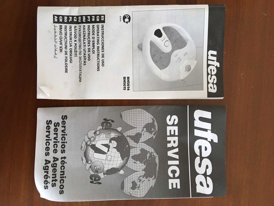 Banheira de Hidromassagem Pés - Infravermelhos - Ufesa