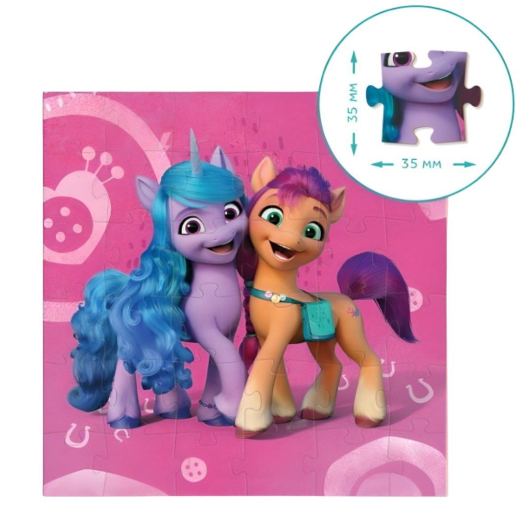 Puzzle 3w1 my little pony niezwykły zestaw układanek dla najmłodszych