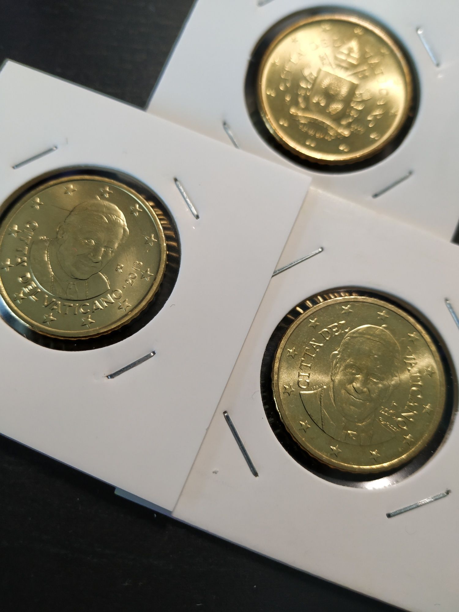 Moedas correntes 50 cent Vaticano